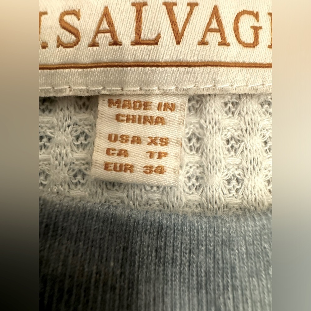 P.J. Salvage Cloudy Days Lounge Set, Top size XS Bottoms size M - Picture 6 of 14